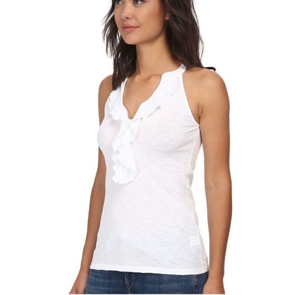 Lilly Pulitzer Shay Ruffled Top White - Picture 12 of 12